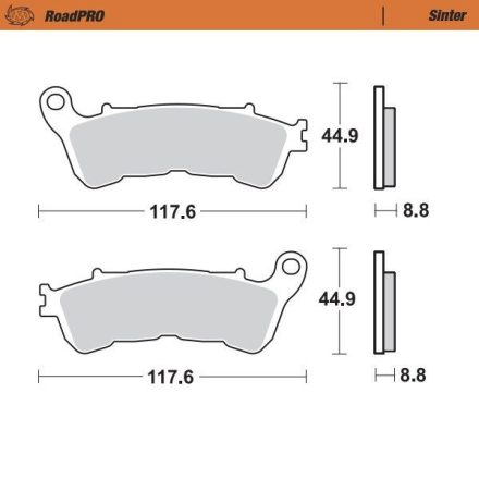 Moto-Master Placute Frana Scooter 401103