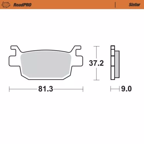 Plăcuțe frână sinterizate MOTO-MASTER 401203