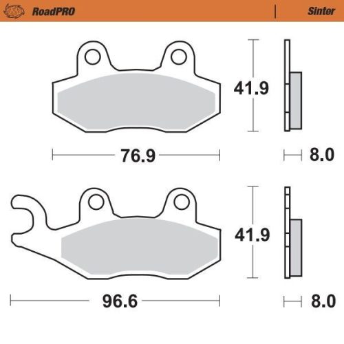 Moto-Master Placute Frana Scooter 401303