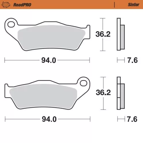 Plăcuțe frână sinterizate MOTO-MASTER 403202