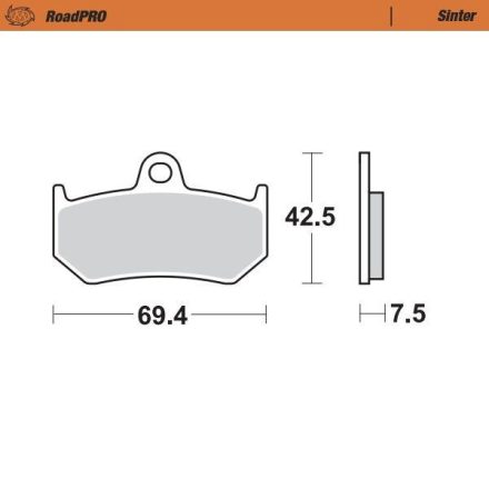 Moto-Master Placute Frana Sinter Spate 405602