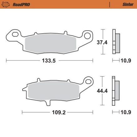 Moto-Master Placute Frana Sinter Spate 410902