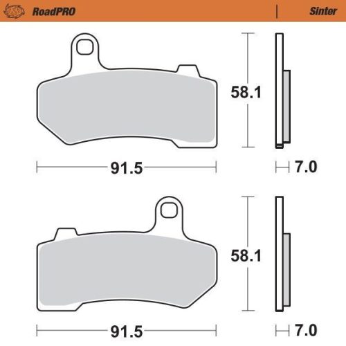 Moto-Master Placute Frana Sinter Spate 412202