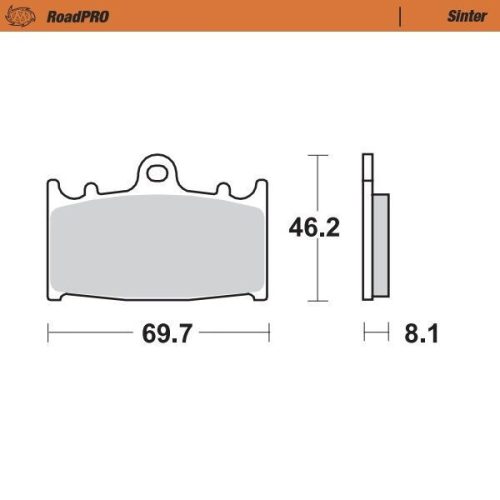 Moto-Master Placute Frana Sinter Fata 402701