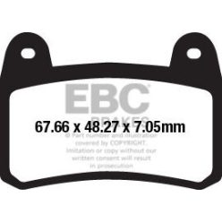 Plăcuțe frână dublu sinterizate EBC FA658HH