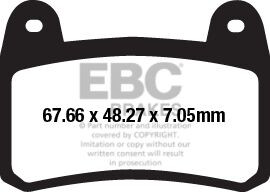 Placute frana EBC Sinter HH FA658HH