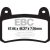 Ebc Placute Frana Sintered Hh Fa658Hh