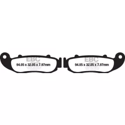 Plăcuțe frână ATV & Dirt EBC FA664R