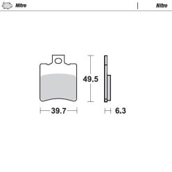 Moto-Master Placute Frana Nitro 097821