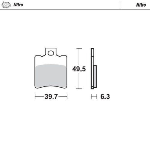 Moto-Master Placute Frana Nitro 097821