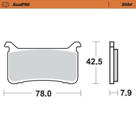 Moto-Master Placute Frana Sinter Fata 413101