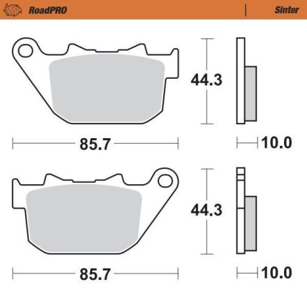 Moto-Master Placute Frana Sinter Spate 411802