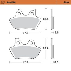 Moto-Master Placute Frana Sinter Fata 411901