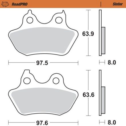 Moto-Master Placute Frana Sinter Spate 412002