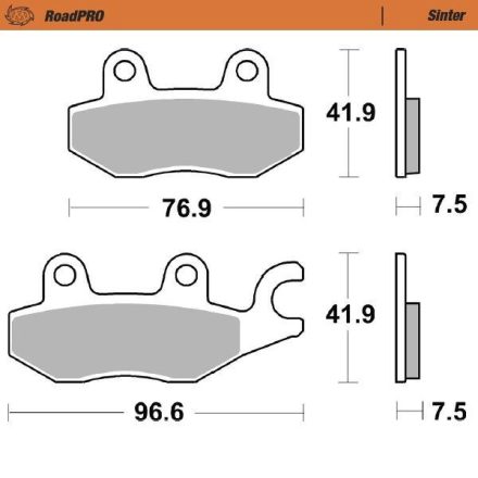 Moto-Master Placute Frana Sinter Fata 413701