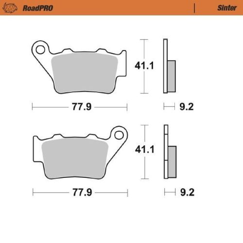 Moto-Master Placute Frana Scooter 413403