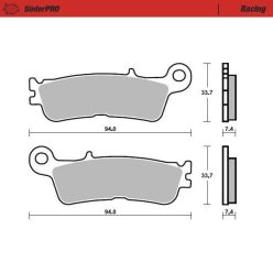 Moto-Master Placute Frana Racing 099811