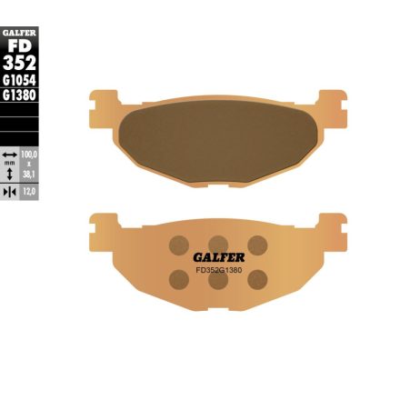 Galfer Placute Frana Sintered Scooter Fd352G1380