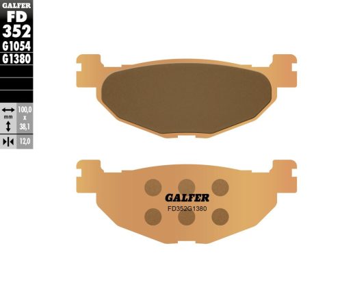 Galfer Placute Frana Sintered Scooter Fd352G1380