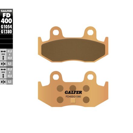 Galfer Placute Frana Sintered Scooter Fd400G1380