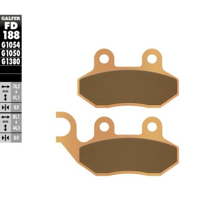 Galfer Placute Frana Sintered Scooter Fd188G1380