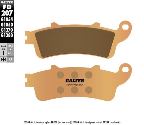 Galfer Placute Frana Sintered Scooter Fd207G1380