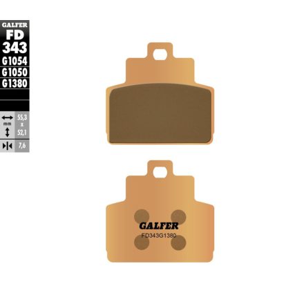 Galfer Placute Frana Sintered Scooter Fd343G1380