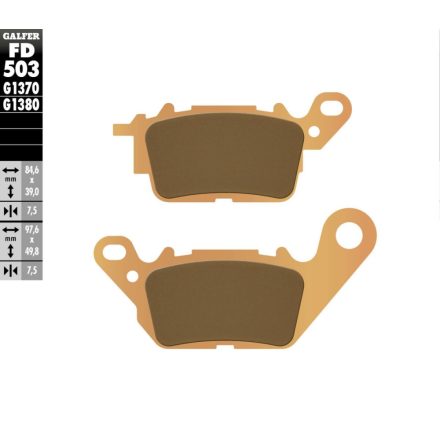 Galfer Placute Frana Sintered Fd503G1370