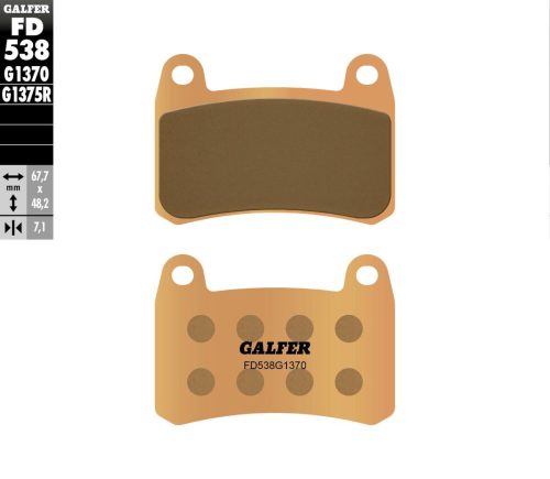 Galfer Placute Frana Sintered Fd538G1370