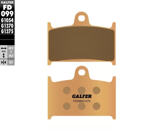 Plăcuțe frână Galfer sinterizate FD099G1370