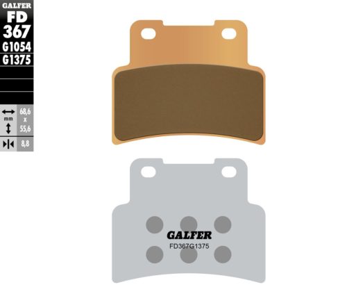 Placute frana GALFER Sinter Sport FD367G1375