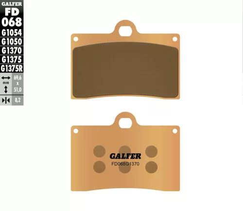 Plăcuțe frână Galfer sinterizate FD068G1370
