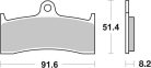 Sbs Placute Frana Sint St/Ra 676Rst