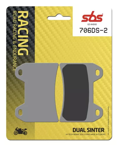 Plăcuțe frână sinterizate SBS 706DS-2