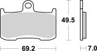 Sbs Placute Frana Sint St/Ra 782Rst