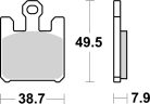 Sbs Placute Frana Sint St/Ra 788Rst