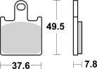 Sbs Placute Frana Sint St/Ra 838Rst