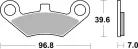 Plăcuțe frână sinterizate SBS 914SI
