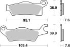 Sbs Placute Frana Sint Off Race 911Rsi