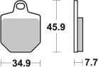 Sbs Placute Frana Sint St/Ra 843Rst