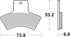 Sbs Placute Frana Sint Atv 755Ats