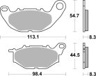 Sbs Placute Frana Sint Race 931Ds-1