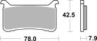 Sbs Placute Frana Sint Race 947Ds-1