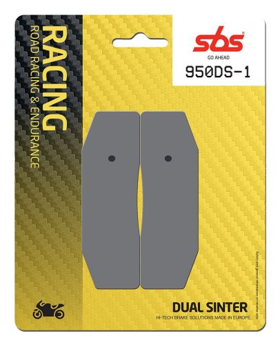 Placute frana SBS Dual Sinter Racing -1 Fata 950DS-1