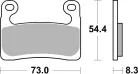 Plăcuțe frână sinterizate SBS 960DS-1