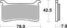 Sbs Placute Frana Sint Race 947Ds-2