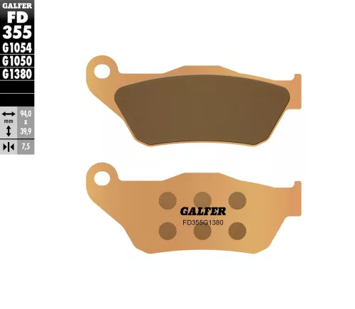 Plăcuțe frână Galfer sinterizate FD355G1380
