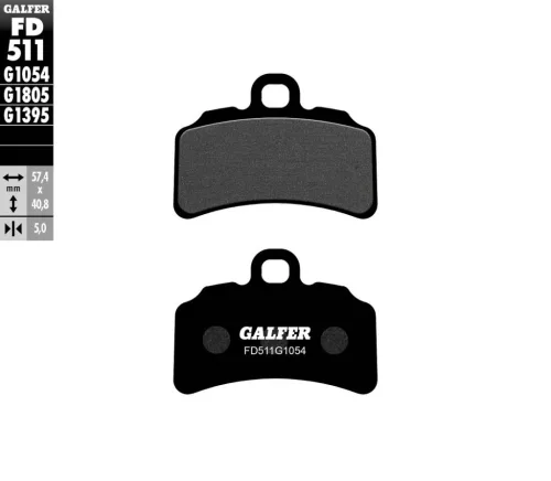 Plăcuțe frână Galfer sinterizate FD511G1054