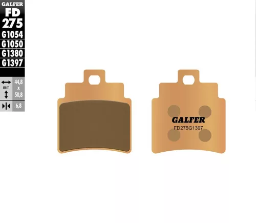Plăcuțe frână Galfer sinterizate FD275G1397