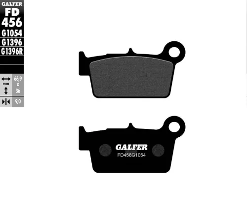 Plăcuțe frână Galfer sinterizate FD456G1054